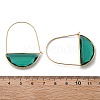 Brass Hoop Earrings X-EJEW-T007-04G-01-NF-5