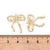 Brass Micro Pave Clear Cubic Zirconia Pendants KK-S376-17C-G-3
