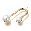 ABS Imitation Pearl Pendants STAS-P371-014G-2