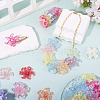 50Pcs 2 Styles Acrylic Bead Caps OACR-TA0004-84-7