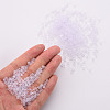 8/0 Transparent Glass Seed Beads SEED-S048-H-012-5