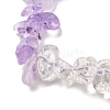 Natural Quartz Crystal & Amethyst Beads Strands G-L610-A02-B01-3