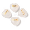 Natural Quartz Crystal Heart Engraving MBTI Figurines Statues for Home Office Desk Decorations X1-G-K353-05B-1