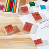 Birthday Theme Wooden Stamp Sets DIY-CP0001-79-3