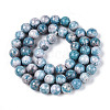 Dyed Synthetic Fossil Beads Strands G-T139-8mm-66G-3