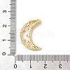 Brass Micro Pave Cubic Zirconia Pendants ZIRC-I069-02G-05-3