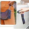 3Pcs Vintage Polyester Ribbon Keychain KEYC-TAC00048-9