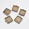 Alloy Pendant Cabochon Settings LS-PALLOY-A19951-AB-FF-1