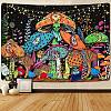 Mushroom Polyester Wall Tapestry MUSH-PW0001-102G-1