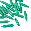 20Pcs Synthetic Turquoise Graduated Spike Beads G-TA0001-44-9