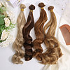 Globleland 4Pcs 4 Colors PP Doll Wig Hair AJEW-GL0002-36-4