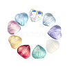 100Pcs 10 Colors Transparent Glass Beads GLAA-CJ0001-56-5