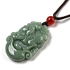 Natural Jadeite Pendant Necklaces G-H306-05-12-3