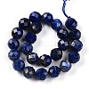 Natural Lapis Lazuli Beads Strands G-S345-8mm-24-3