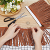 PU Imitation Leather Tassel Ribbon DIY-GF0013-45A-3