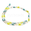 Electroplate Glass Beads Strands EGLA-P068-01A-01-3