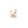 Brass Micro Pave Cubic Zirconia Charms KK-TAC0004-04N-2