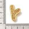 Brass Cubic Zirconia Pendants KK-M295-13G-Y-3