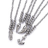 Non-Tarnish 304 Stainless Steel Pendant Necklaces NJEW-O113-04P-2