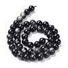 Natural Silver Obsidian Beads Strands X-G-D083-01B-2