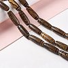 Tibetan Style dZi Beads Strands G-A024-01O-4