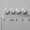 ABS Plastic Imitation Pearl Ball Beads X-MACR-A004-8mm-01-4