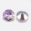 Faceted Glass Rhinestone Charms RGLA-F051-10mm-001VL-2