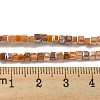 Electroplate Glass Beads Strands EGLA-F121-FR-B04-4