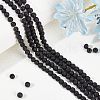 Olycraft 5 Strands Natural Lava Rock Beads Strands G-OC0001-62-4mm-4