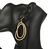 304 Stainless Steel Stud Dangle Earrings EJEW-JE07387-2