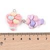 Opaque Resin Pendants MACR-P043-N07-3