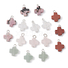 Natural Mixed Gemstone Pendants PALLOY-JF02826-1