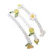 3Pcs 3 Colors Acrylic Charms Bracelets Sets for Women BJEW-TA00577-01-5