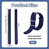 3Pcs Nylon Watch Bands AJEW-OC0015-63D-2