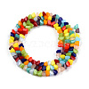 Opaque Solid Color Glass Beads Strands GLAA-N052-01-A11-2
