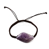 Natural Amethyst Beads Braided Bead Bracelets BJEW-Q070-01H-4