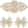 Fingerinspire 3Pcs 2 Style Hotfix Rhinestone DIY-FG0002-56-1