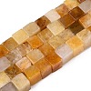 Natural Topaz Jade Beads Strands G-T139-8x8-30B-4