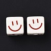 Opaque Printed Acrylic Beads LS-MACR-C007-01L-3