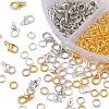 160Pcs 4 Color Zinc Alloy Lobster Claw Clasps DIY-YW0005-54-4