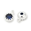 Brass Pave Cubic Zirconia Pendants KK-H204-03S-02-2