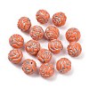 Czech Pressed Glass Beads GLAA-I061-13-1