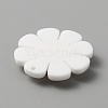 Opaque Resin Pendants RESI-WH0029-46B-01-2