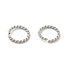 Non-Tarnish 304 Stainless Steel Open Jump Rings STAS-C085-01A-P-2