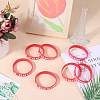 Word Star Student Silicone Cord Bracelet Wristband LS-BJEW-WH0018-49A-4