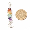 Chakra Theme Natural Gemstone Pendant Decorations LS-X-HJEW-JM00645-02-2