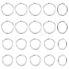 40Pcs 2 Styles 304 Stainless Steel Split Key Rings STAS-CY0001-03-7