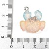 Ocean Theme Transparent Resin Pendants RESI-I351-03P-01-3