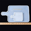DIY Rectangle Handle Dinner Plate Silicone Molds DIY-TA0008-79-7