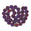 Electroplate Non-magnetic Synthetic Hematite Beads G-N0322-02-3